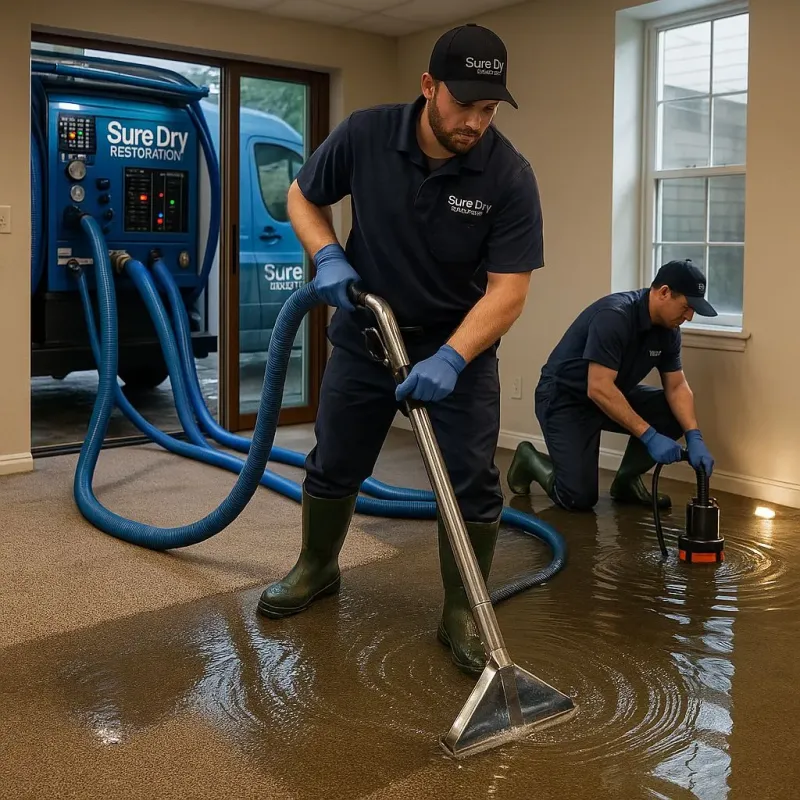 Water Extraction and Removal process in Browning, MT